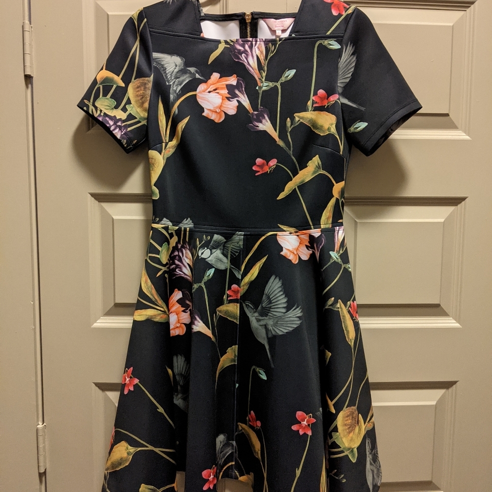 Ted Baker Oriental Floral Skater Dress